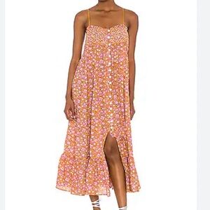 Free People Floral Yellow Dress ! Summer dress, fresh